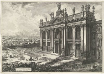 Façade de la Basilique de Saint-Jean-de-Latran - Giovanni Battista Piranesi