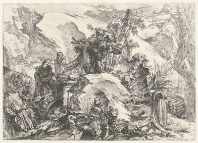Squelettes et sculptures - Giovanni Battista Piranesi