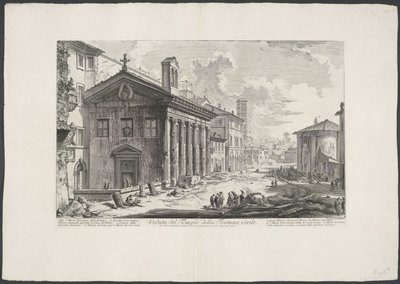 Temple de Portunus à Rome - Giovanni Battista Piranesi