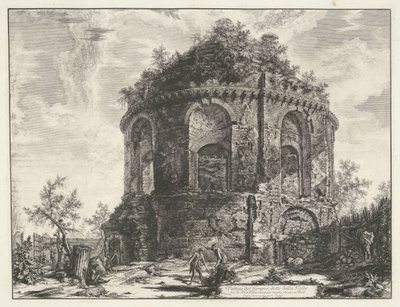 Temple de la Tosse près de Tivoli - Giovanni Battista Piranesi