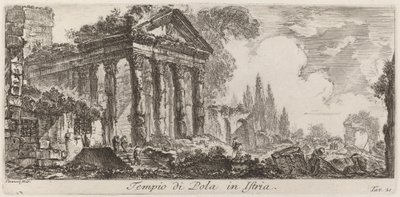 Temple de Pola en Istrie - Giovanni Battista Piranesi