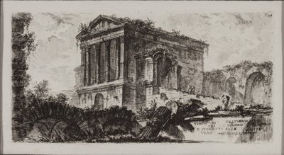 Temple de Clitumnus entre Fulgino et Spoleto - Giovanni Battista Piranesi