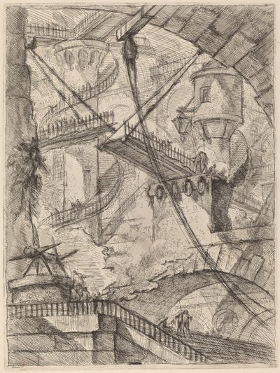 Le pont-levis - Giovanni Battista Piranesi