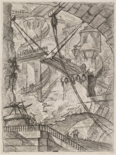 Le Pont-levis - Giovanni Battista Piranesi