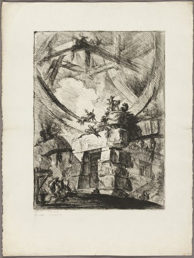 La Grande Roue, planche 9 des Prisons Imaginaires - Giovanni Battista Piranesi
