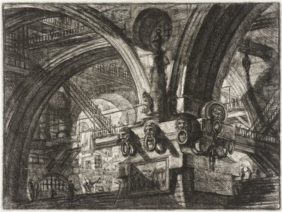 La jetée et son lampadaire - Giovanni Battista Piranesi