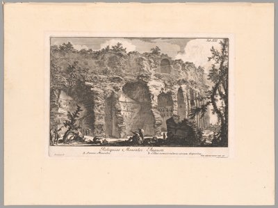 Les vestiges du mausolée d