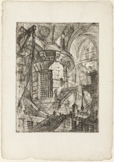 La Tour Ronde, planche 3 des Prisons Imaginaires - Giovanni Battista Piranesi