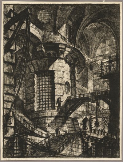 La Tour ronde, planche 3 de la deuxième édition de Carceri d