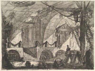 Le chevalet, des Carceri d