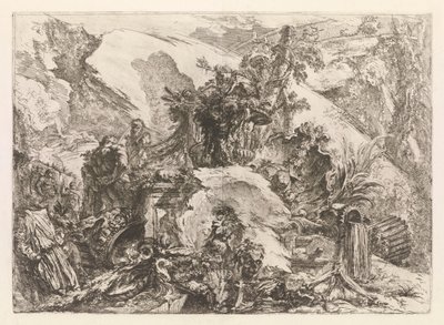 Les Squelettes, de Grotteschi (Grotesques) - Giovanni Battista Piranesi