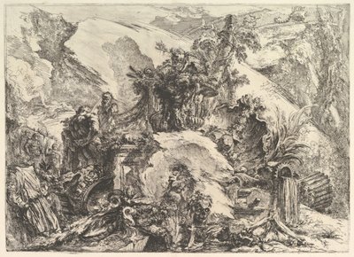 Les Squelettes, de Grotteschi (Grotesques), vers 1748 - Giovanni Battista Piranesi