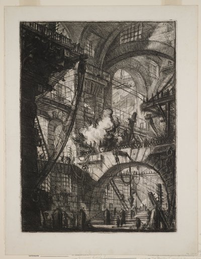 Le feu fumant - Giovanni Battista Piranesi