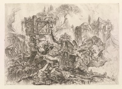 La Tombe de Néron, des Grotteschi (Grotesques) - Giovanni Battista Piranesi