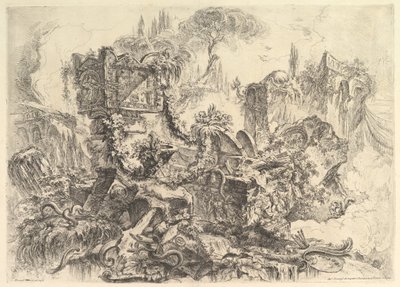 Le Tombeau de Néron, des Grotteschi Grotesques - Giovanni Battista Piranesi