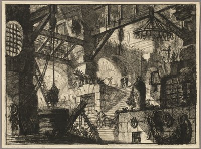 Le Puits, planche 13 des Prisons imaginaires - Giovanni Battista Piranesi