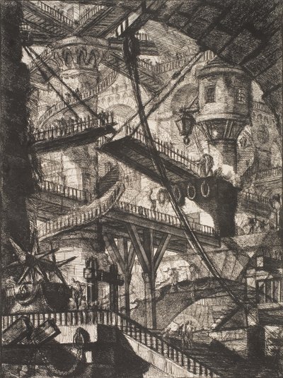 Le pont-levis - Giovanni Battista Piranesi