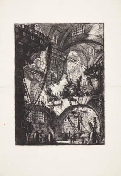 Le feu fumant - Giovanni Battista Piranesi