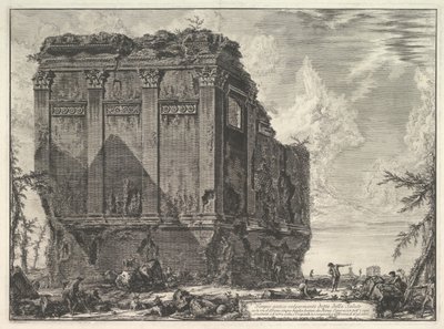 Le soi-disant Temple de Salus, sur la route d