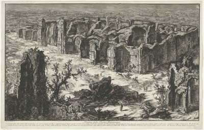 Thermes de Caracalla à Rome - Giovanni Battista Piranesi
