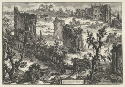 Thermes de Trajan à Rome, Veduta delle Terme di Tito (...) (titre sur l