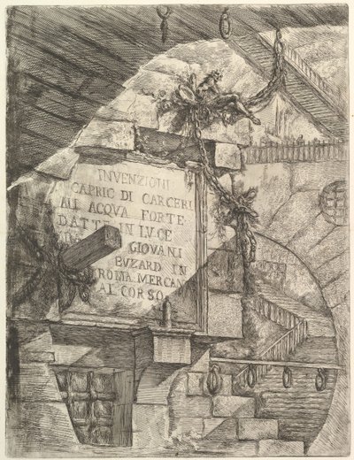 Page de titre, de Carceri d