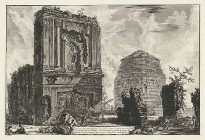 Tombes de Licinianus Piso et de la famille Cornelius le long de la Via Appia - Giovanni Battista Piranesi