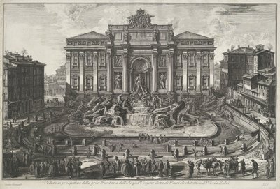 Fontaine de Trevi à Rome - Giovanni Battista Piranesi