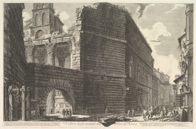 Veduta des vestiges du Forum de Nerva, l