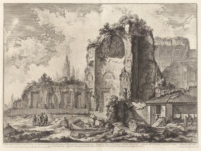 Vue des vestiges de deux Triclini appartenant à la Maison dorée de Néron - Giovanni Battista Piranesi