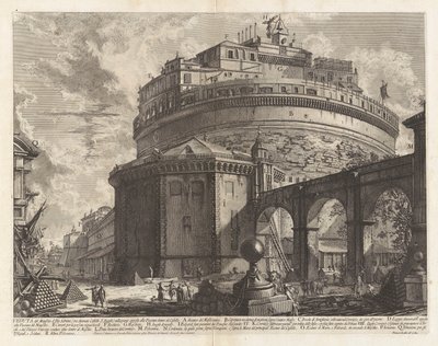 Veduta del Mausoleo - Giovanni Battista Piranesi