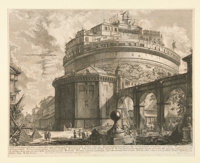 Veduta del Mausoleo - Giovanni Battista Piranesi