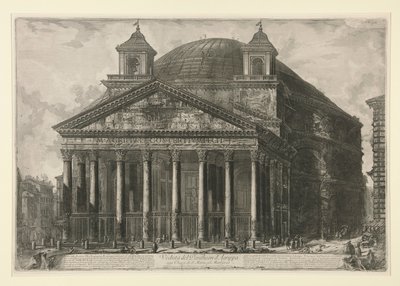 Veduta del Pantheon - Giovanni Battista Piranesi