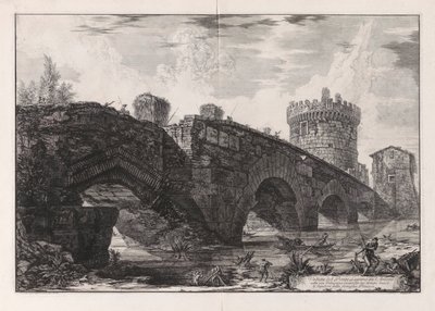Veduta del Ponte Lugano su l - Giovanni Battista Piranesi