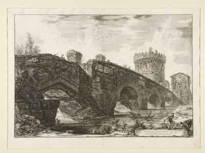 Veduta del Ponte Lugano - Giovanni Battista Piranesi