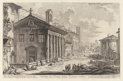 Vue du Temple de Fortuna Virilis. Aujourd