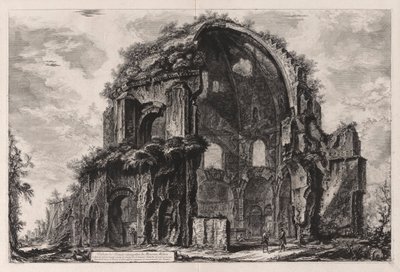 Vue du temple octogonal de Minerva Medica, de Vedute di Roma - Giovanni Battista Piranesi