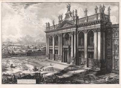 Veduta della Facciata della Basilica di S. Giovanni Laterano - Giovanni Battista Piranesi