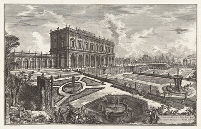 Veduta della Villa dell - Giovanni Battista Piranesi