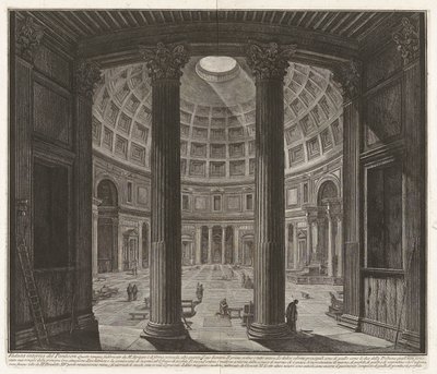 Vue intérieure du Panthéon - Giovanni Battista Piranesi