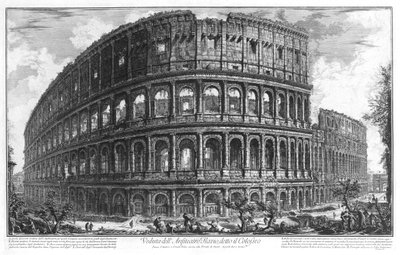 Vue du Colisée à Rome par Piranesi - Giovanni Battista Piranesi