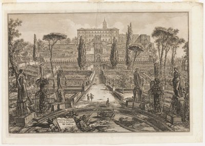 Vue de la Villa d