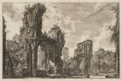 Vues de Rome: Rovine del Sisto o sia della gran sala delle Terme Antoniniane, 1765 - Giovanni Battista Piranesi