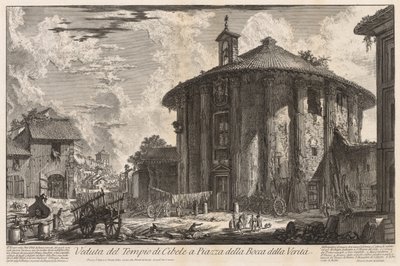 Vues de Rome : Temple de Cybèle - Giovanni Battista Piranesi