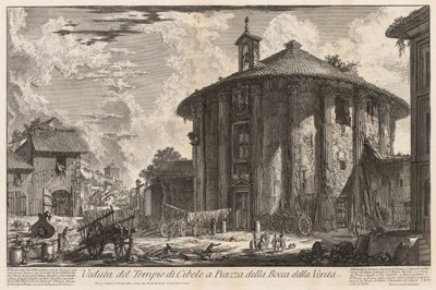 Vues de Rome : Temple de Cybèle, 1758 - Giovanni Battista Piranesi
