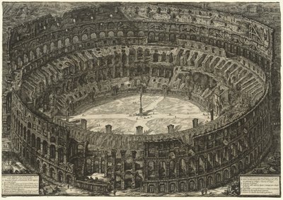 Vues de Rome : Le Colisée - Giovanni Battista Piranesi