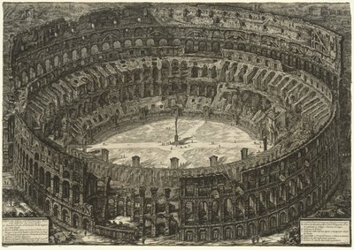 Vues de Rome : Le Colisée, 1776 - Giovanni Battista Piranesi