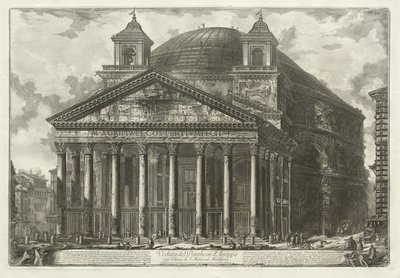 Vues de Rome : Le Panthéon - Giovanni Battista Piranesi