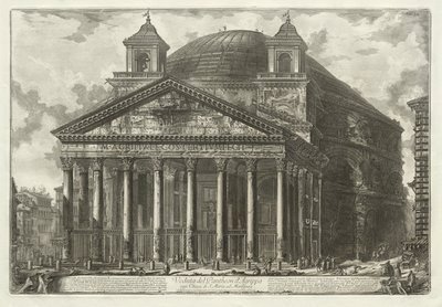 Vues de Rome : Le Panthéon, 1761 - Giovanni Battista Piranesi