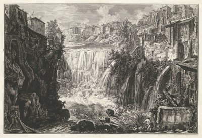 Cascade à Tivoli - Giovanni Battista Piranesi